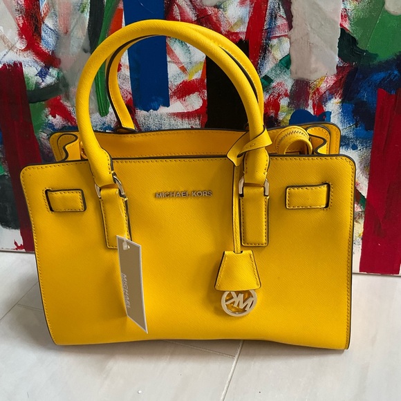 Michael Michael Kors Dillon Leather Satchel - Picture 2 of 10